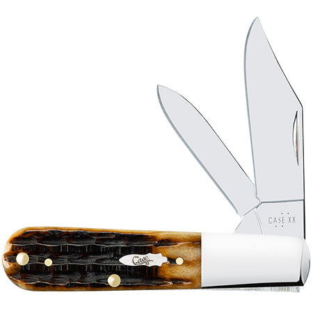Case Dark Molasses Bone Kinfolk Jigged Barlow 12775 Pocket Knife