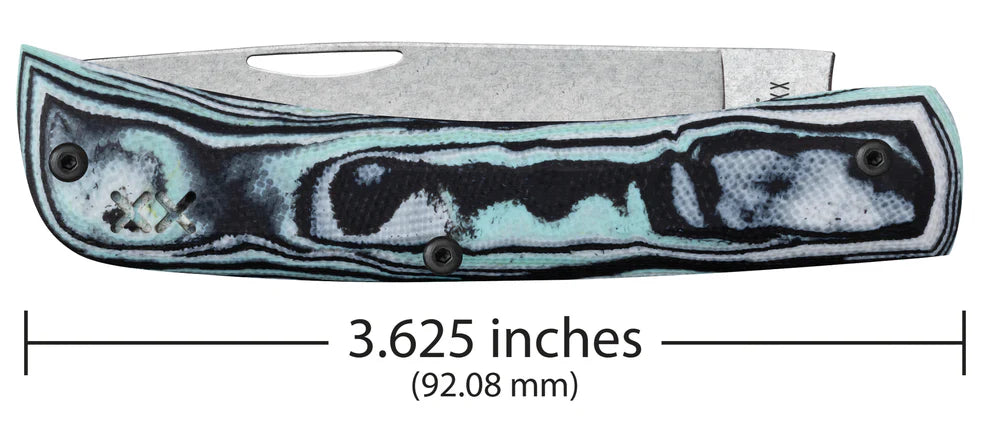 Case Crossroads™ Smooth Seafoam Green Burl G-10 XR Sod Buster® Jr