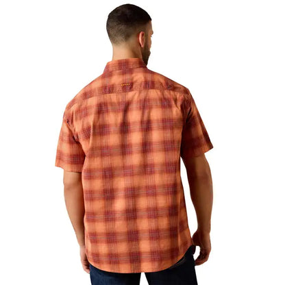 Ariat Men's Rebar Made Tough VentTEK DuraStretch Short Sleeve Button Up Work Shirt