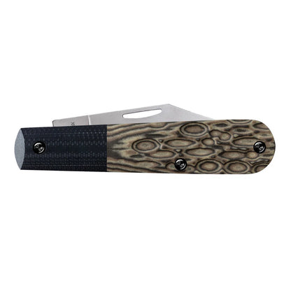 Case Crossroads™ Fossil Jig Luna Richlite® w/Black G-10 XR Barlow