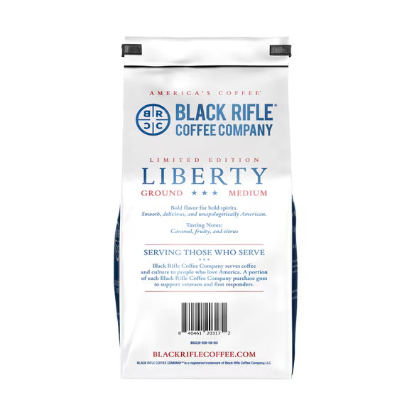 Black Rifle Coffee Company Liberty Roast, Medium Roast, Ground Coffee 11oz
