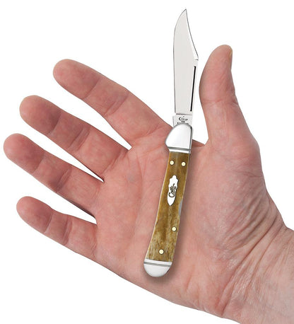 Case Smooth Antique Bone Mini CopperLock® Pocket Knife