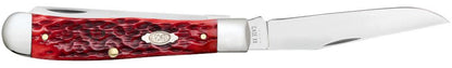 Case Peach Seed Jig Dark Red Bone CS Trapper