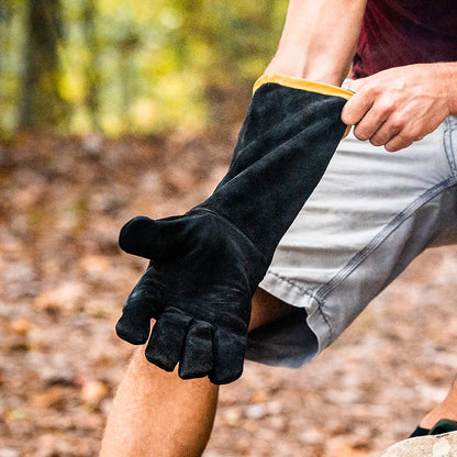 Lodge Cast Iron Leather Gloves