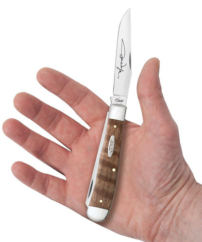 Case John Wayne Smooth Curly Oak Trapper