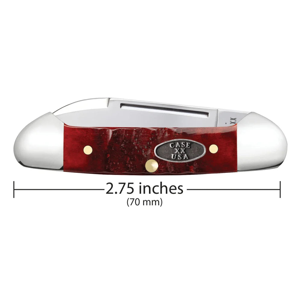 Case Gator Jigged Old Red Bone Baby Butterbean 51545 Pocket Knife