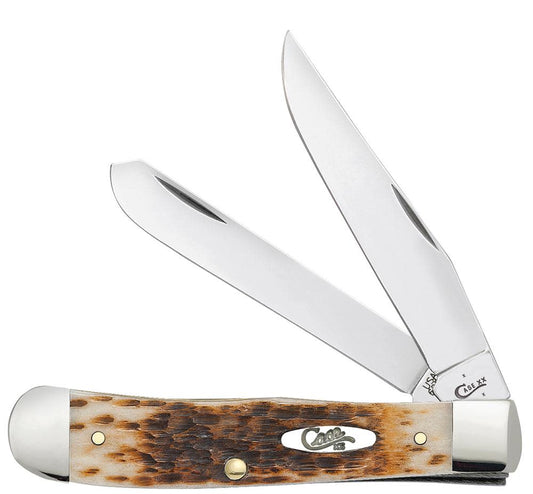 Case Peach Seed Jig Amber Bone CS Trapper