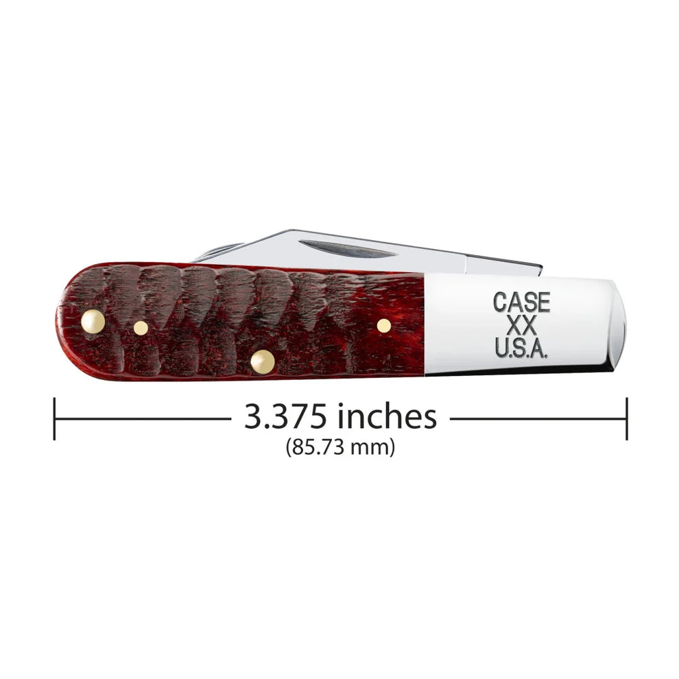 Case Gator Jigged Old Red Bone Barlow 51544 Pocket Knife