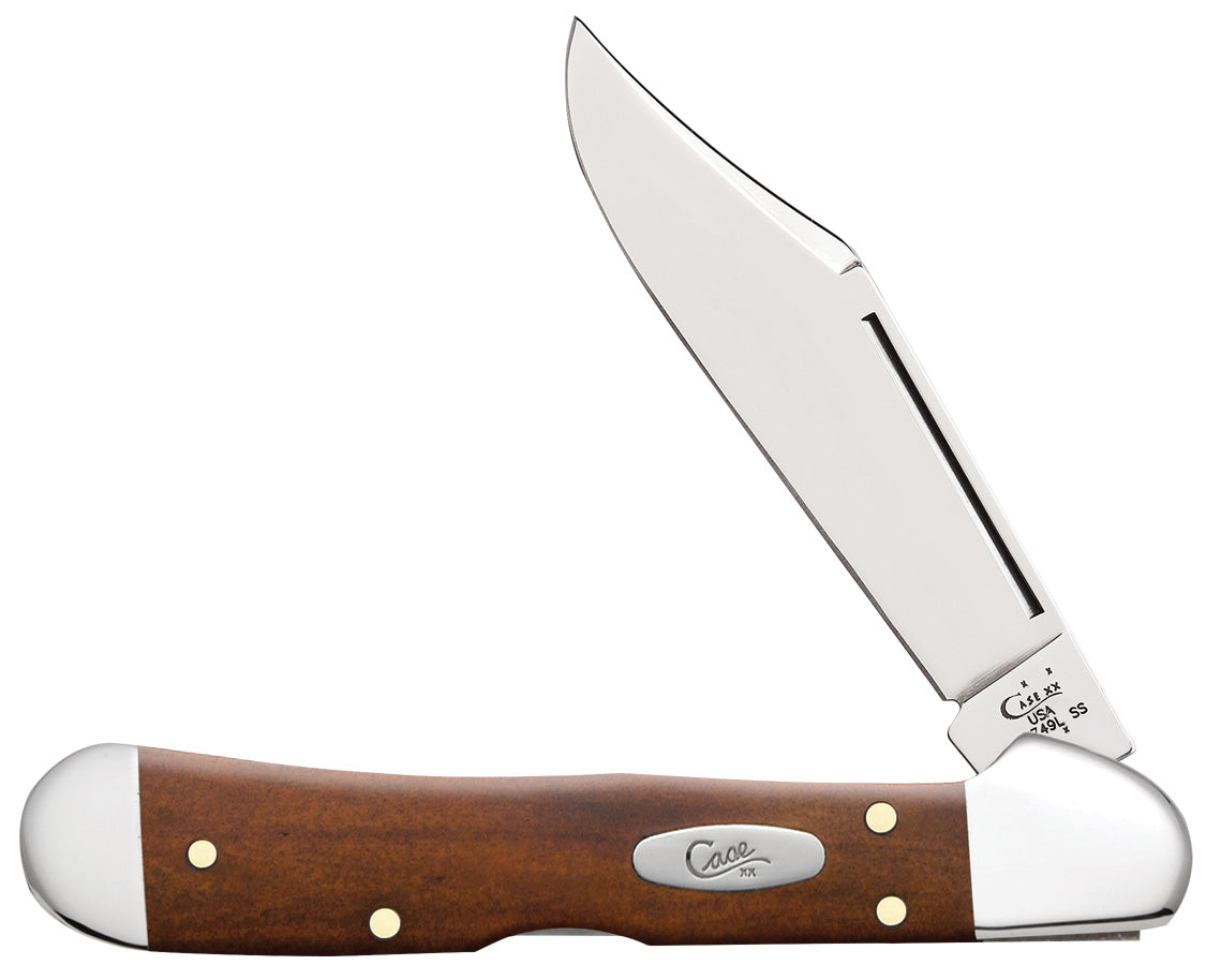Case Chestnut Bone Mini Copperlock Pocket Knife 28704