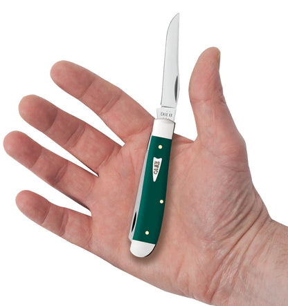 Case Smooth Spruce Green Synthetic Mini Trapper