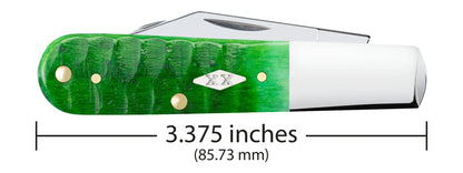 Case Gator Jigged Bright Green Bone Barlow