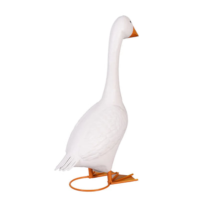 Evergreen Giddy The Goose, Metal Porch Statue, 21"H
