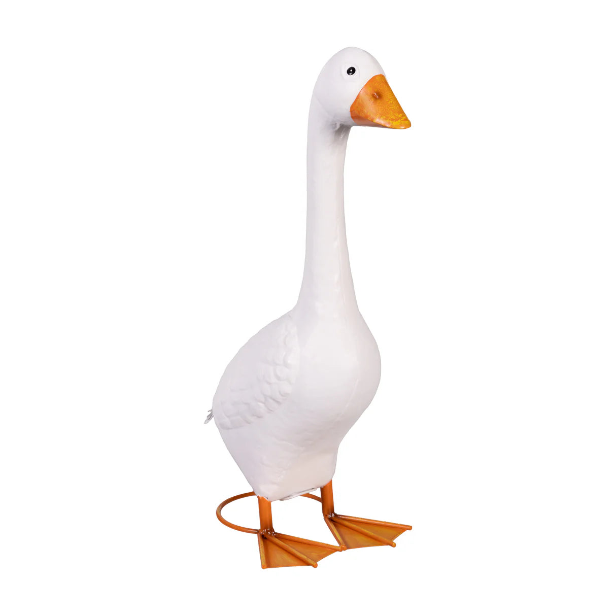 Evergreen Giddy The Goose, Metal Porch Statue, 21"H