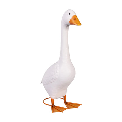 Evergreen Giddy The Goose, Metal Porch Statue, 21"H