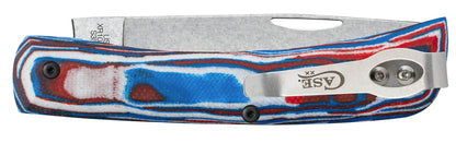 Case Crossroads™ Red/White/Blue Burl G-10 XR Sod Buster® Jr