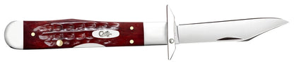 Case Pocket Worn® Corn Cob Jigged Old Red Bone Cheetah® Cub Pocket Knife