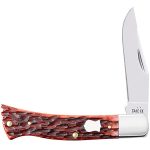 Case Pocket Worn Mahogany Bone Peach Seed Jig Axe Handle