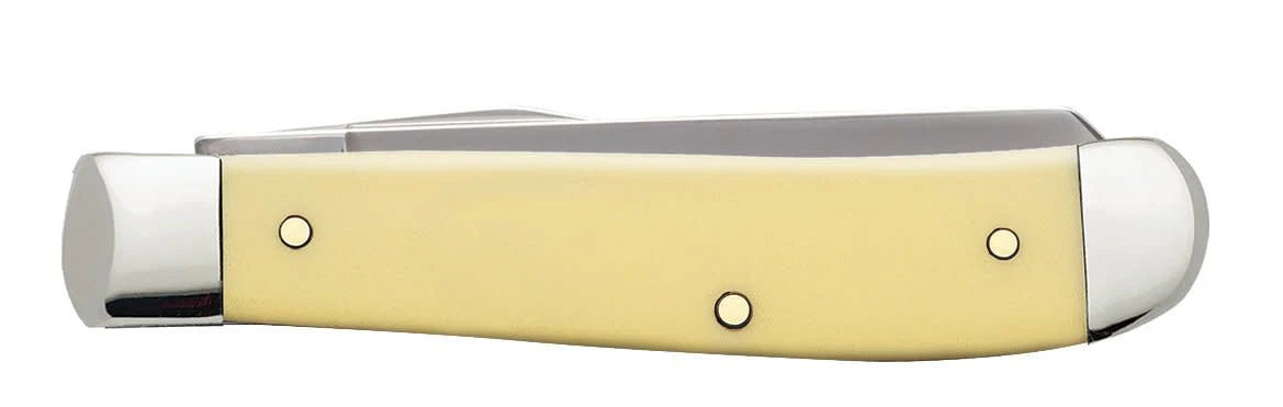 Case Knives Yellow Synthetic CS Mini Trapper Knife