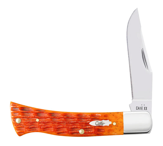 Case Crandall Jigged Tequila Sunrise Bone Case Axe Handle