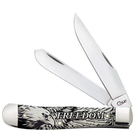 Case Patriot Series Smooth Natural Bone Freedom Trapper