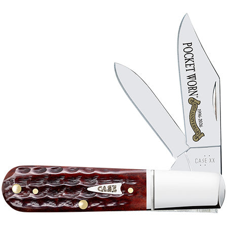 Case Pocket Worn 30th Anniversary Mahogany Bone Corn Cob Jig Barlow