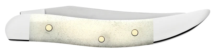 Case Small Texas Toothpick Smooth Natural Bone 14024 Pocket Knife