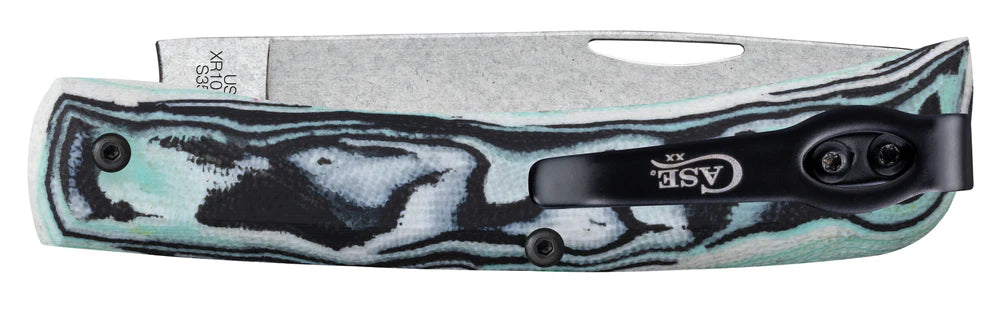 Case Crossroads™ Smooth Seafoam Green Burl G-10 XR Sod Buster® Jr