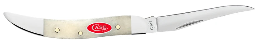 Case Small Texas Toothpick Smooth Natural Bone 14024 Pocket Knife