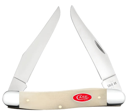 Case Muskrat Smooth Natural Bone 14022 Pocket Knife