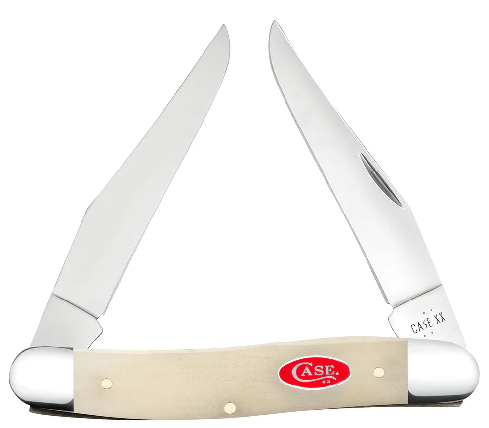 Case Muskrat 1st Run Natural Bone 84022 Stainless 1/250 Pocket Knife