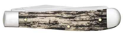Case U.S. Army Embellished Smooth Natural Bone Trapper