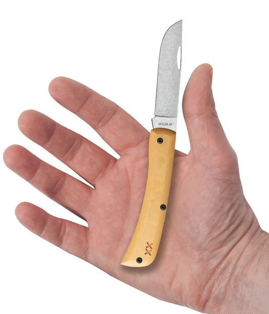 Case Crossroads™ Smooth Maple Valley Richlite® w/ Black G-10 Sod Buster® Jr.