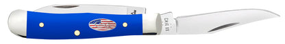 Case Knives Royal Blue Synthetic Smooth Tiny Trapper