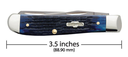 Case Knives Rogers Corn Cob Jig Blue Bone Mini Trapper