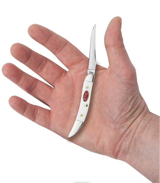 Case SparXX™ Standard Jig White Synthetic Small Texas Toothpick 60180 Pocket Knife