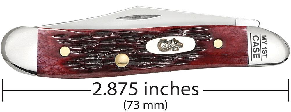 Case My First Case Peach Seed Jig Old Red Bone Peanut