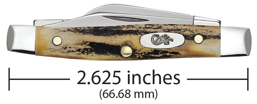 Case Genuine Stag Small Stockman Pocket Knife 00178