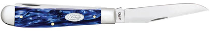 Case Smooth Blue Pearl Kirinite® Trapper 23431 Pocket Knife