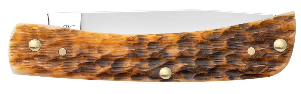 Case Peach Seed Jig Amber Bone CS Sod Buster® Jr
