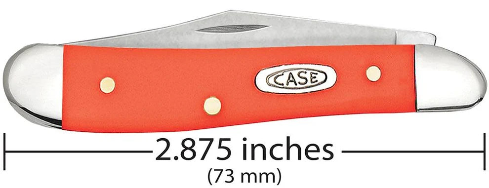 Case Orange Synthetic Peanut 80504 Pocket Knife
