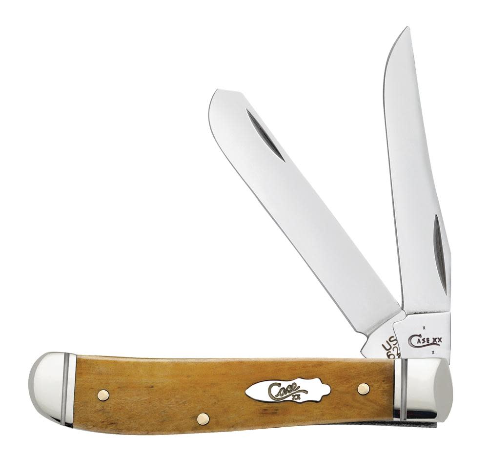 Case Knives Smooth Antique Bone Mini Trapper