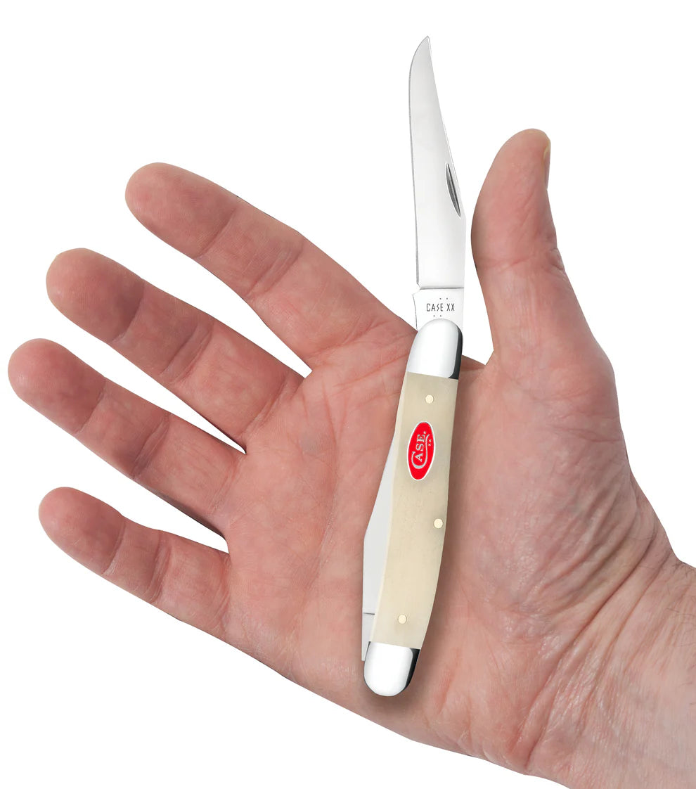 Case Muskrat 1st Run Natural Bone 84022 Stainless 1/250 Pocket Knife