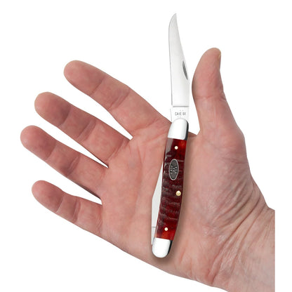Case Gator Jigged Old Red Bone Muskrat 51543 Pocket Knife