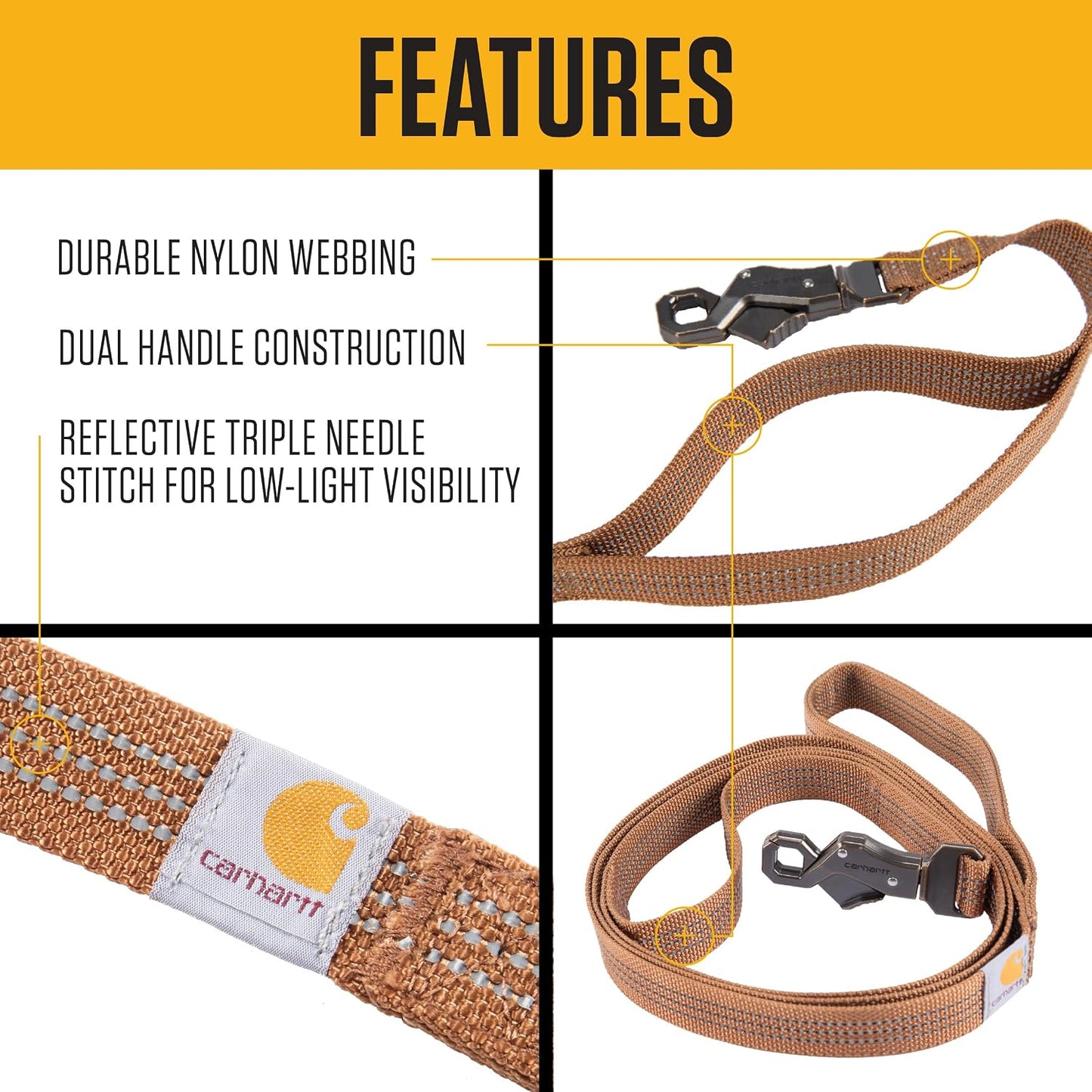 Carhartt Dual Handle Dog Leash