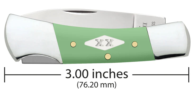 Cases Smooth Mint Green Synthetic Lockback