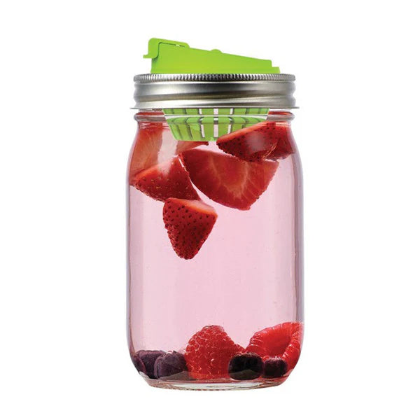 Jarware Fruit Infuser, Regular Mouth Mason Jars, BPA-Free