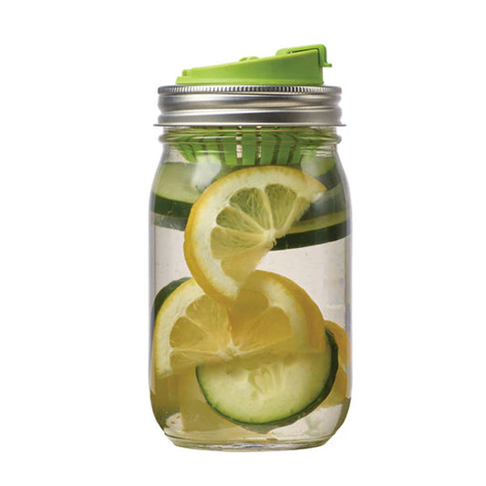 Jarware Fruit Infuser, Regular Mouth Mason Jars, BPA-Free