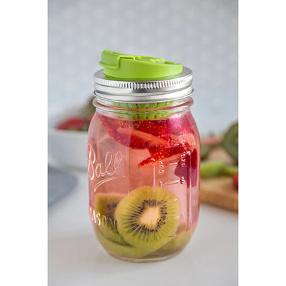 Jarware Fruit Infuser, Regular Mouth Mason Jars, BPA-Free