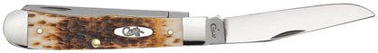 Case Peach Seed Jig Amber Bone CS Trapper