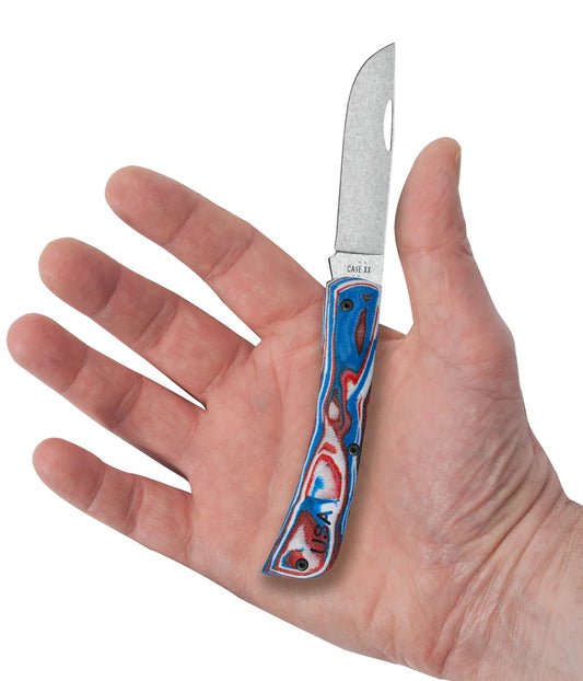 Case Crossroads™ Red/White/Blue Burl G-10 XR Sod Buster® Jr